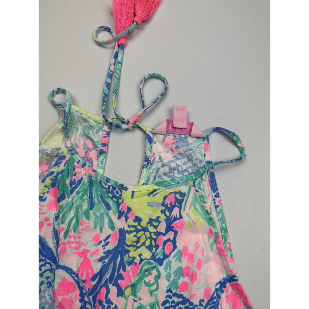 Women's Lilly Pulitzer Margot Dress In Mermaid Cove Dress Size XXS - Picture 4 of 6